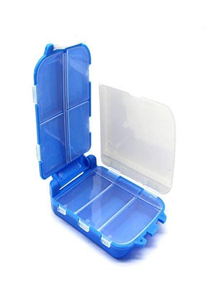 VENJA (LABEL) Venja Pill Case with 8 Compartments, Travel Pill Organizer Moisture Proof Small Pill Box for Pocket Purse Daily Pill Case Portable Medicine Vitamin Holder Container, Multicolor (Set Of 1) - Image 1